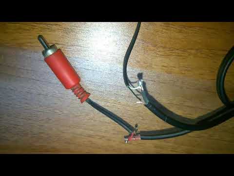 Cách để nối 1 cái dây dẫn tín hiệu âm thanh cho loa vi tính bị đứt