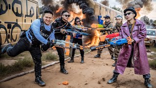 Ltt Game Nerf War Hero Seal X And Two Female Swat Fight The Criminal Gang To The Last Breath