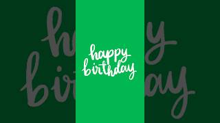 Happy Birthday Text Animation Green Screen #Greenscreen #Happy Birthday #Birthday #Motiongraphics
