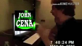Guy Punches Computer Because He Gets Scared Of John Cena