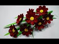 How to make beautiful paper flowers / paper flowers / kadadasi mal nirmana / athkam nirmana