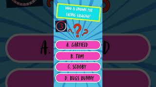 Test Your Cartoon Knowledge With This Lasagna Question