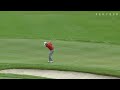 Justin Hicks holes out for birdie on No. 2 at Arnold Palmer