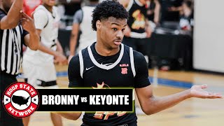 Bronny James 🆚 Keyonte George FACE OFF!! ➡️ Strive For Greatness 🆚 Southern Assault in Dallas!!