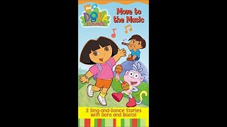 Opening To Dora The Explorer Move To The Music 2002 Vhs