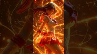 Sailor Mars Transformation Realistic 8K Cinematic Magic Sequence