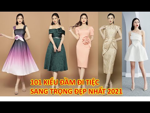 101 Đầm đi đám cưới đẹp nhất 2021 | Đầm dự tiệc cưới xu hướng thời trang năm 2021