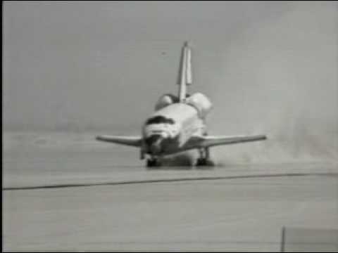 STS-1 landing at Edwards