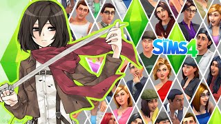 Los Sims 4 - Reto Creando un Sim DEMO - Mikasa Ackerman en Los Sims 4