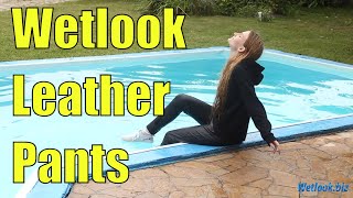 Wetlook Leather Pants | Wetlook Girl Leather | Wetlook Sweatshirt