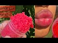 How To Get PINK LIPS 💋 In One Week//. How to make effective pink lips scrub for plump lips