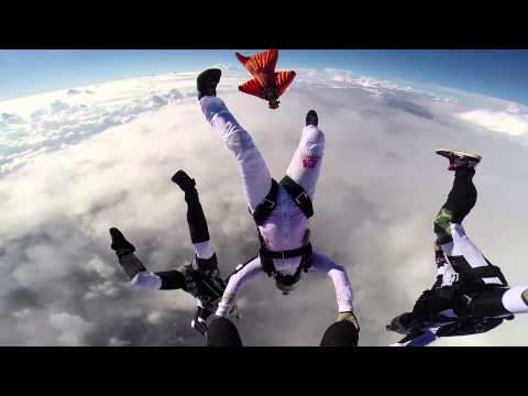 Freeflyers invited a wingsuit on their jump! What happened next nobody expected..