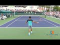 Federer-Wawrinka Training | Indian Wells 2015