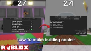 HOW TO MAKE BUILDING EASIER ON 2.71! • Roblox SCP-3008