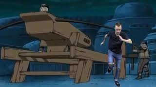 Squeezie dans Naruto - #Squeezie fond vert