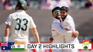 AUSTRALIA VS INDIA 1st Test Day 2 | Vodafone Test Series 2020-21