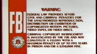 Red Fbi Warning