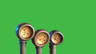 4 Voice Trumpets On Green Screen Alternate