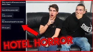 SCARIEST TEXTS EVER RECEIVED... (Hotel Horror)
