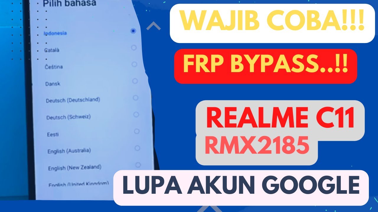 Frp Bypass Realme C11 Forgot Google Account Rmx2185 Frp Bypass Realme C11 Forgot Google Account Rmx2185
