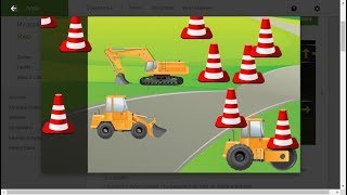 Digger Puzzle For Kid - Construction Vehicle Puzzle -Puzzle Game For Kids
