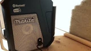 Snekkerpodden tester Makita DAB+ DMR115
