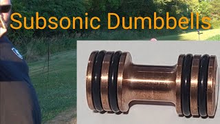 Sneak peek of the new Subsonic Dumbbell slugs.