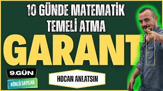 10 Günde Matematik Temeli Atma Garanti Kampı 9. Gün Hocan Anlatsın