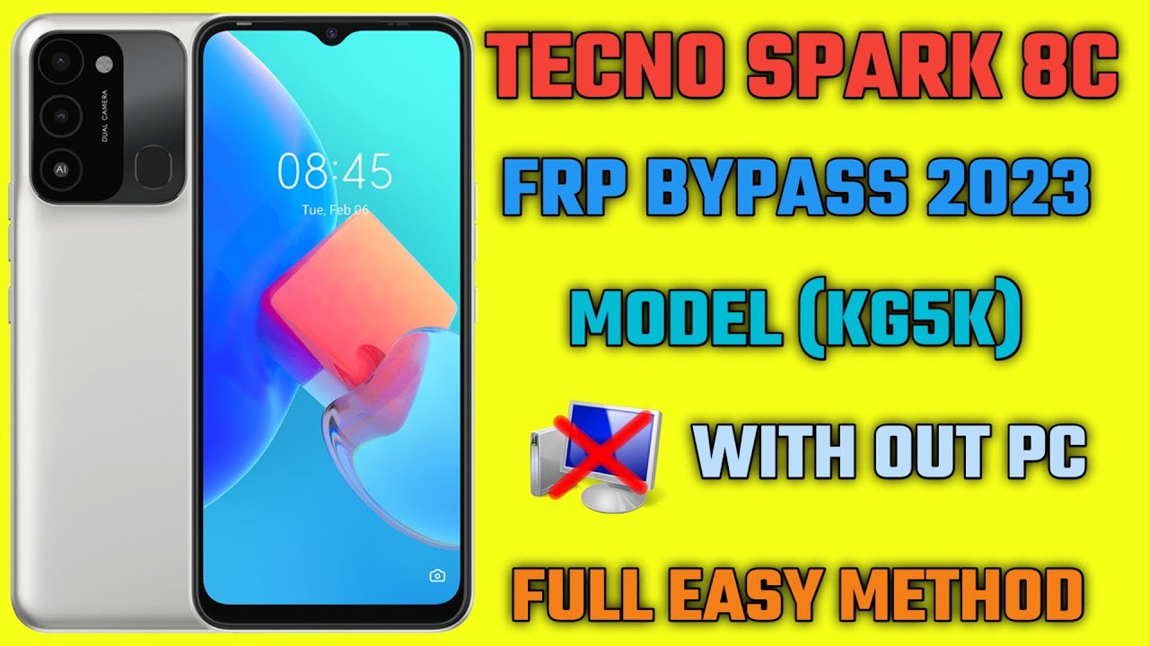 Tecno Spark 8C FRP Bypass | Tecno Spark 8C Google Tecno Spark 8C FRP Bypass | Tecno Spark 8C Google