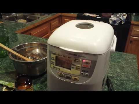 VIDEO : making gluten free/vegan brown rice bread in a bread maker (1 pound loaf) - please use theplease use therecipein this link!! i mispoke on one of the measurements in the video! http://makerealfood.com/2013/08/06/please use thepleas ...
