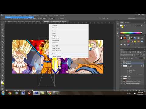 Como Hacer Portadas De Dragon Ball Z Ps Cs6