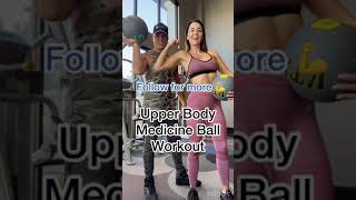 Medicine Ball Shoulder Workout💪 #shorts #fitness