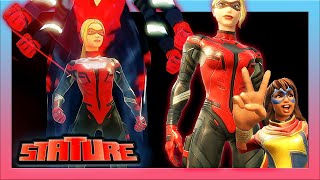 Stature Giantess Growth Gameplay - Marvel Strike Force 1440P スタチュア 巨大娘