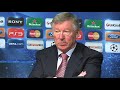 Fergie walks out of Utd - Benfica press conference