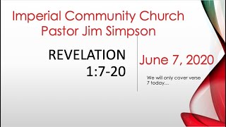 A Study on Revelation-Chapter 1, verse 7