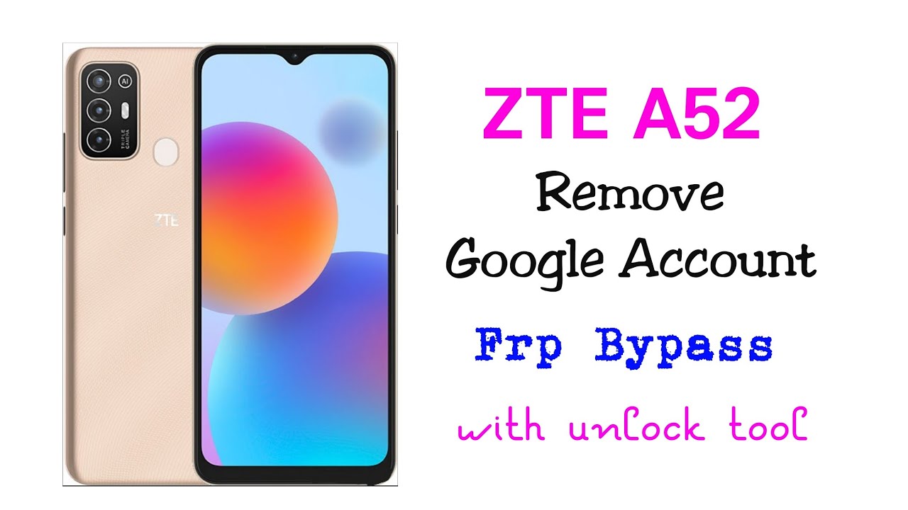 ZTE A52 frp bypass remove Google Account ZTE A52 frp bypass remove Google Account