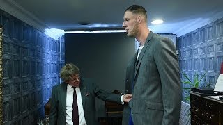 Uks Tallest Man Get Measured For Suit For The First Time In His Life