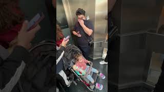 Guys Pour Out A Bunch Of Fart Spray In An Elevator
