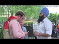 British Couple Learn About Sikhism London Street Parchar images British Couple Learn About Sikhism London Street Parchar