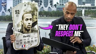 Thierry Henry is NOT HAPPY with is EA Sports FC 24 Legacy Card 😡 | UCL Today | C