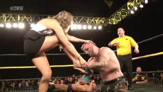 CZW: He Enjoyed It - Male Wrestler Destroys Female Wrestler's Toes (CZWstudios.c