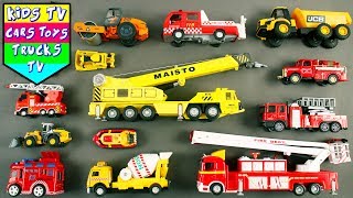 Learn Street Vehicles | Car Cartoons | Emergency Vehicle Names For Kids | Police Car Cartoons