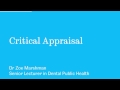 Critical Appraisal with CASP Part 1