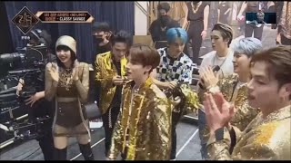 Pretty Savage - iKON x LISA performance (Backstage and KPOP idols reaction)