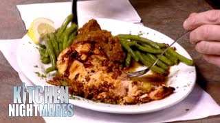 "Quite Possibly One Of The Worst Salmon Dishes I've Ever Eaten" | Kitchen Nightmares