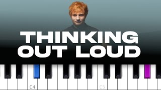 Ed Sheeran - Thinking Out Loud Piano Tutorial