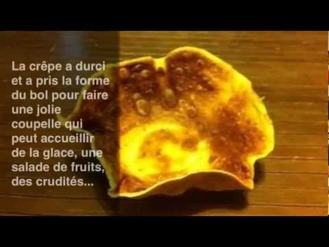 Faire une coupelle de crêpe