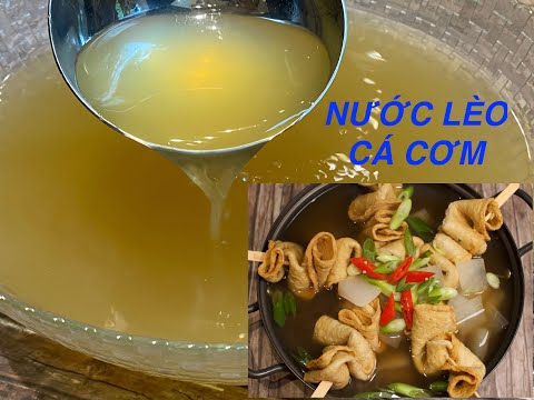 Cách làm chả cá cơm