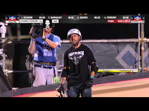 Pereira Wins Skateboard Big Air Bronze at X Games Austin 2014