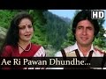 A Ri Pawan Dhunde Kise Tera Mann - Rakhee - Amitabh - Vinod Mehra - Bemisal Movie Songs - Lata Hits